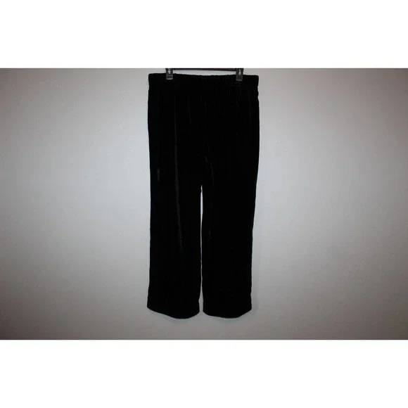 J. Crew Velvet Peyton Pull-On Pants Black Stretch Womens Size 14T 14 Tall H14624 - Picture 6 of 11